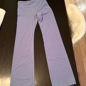 Athleta flare blue leggings size small.